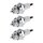 3 Spark Plugs with flat seal seat NGK aftermarket expertise for various vehicles