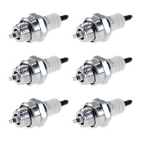 6 Spark Plugs with flat seal seat NGK aftermarket...