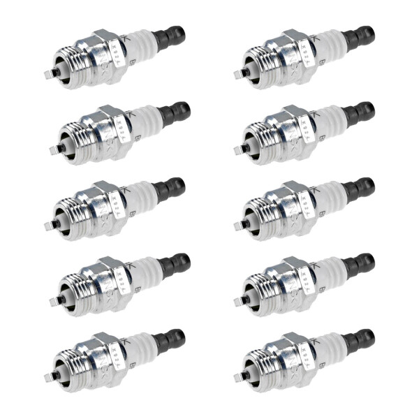 10 Spark Plugs fixed SAE connection NGK IAM expertise for various vehicles