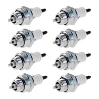 8 Spark Plugs with flat seal seat NGK suitable for...
