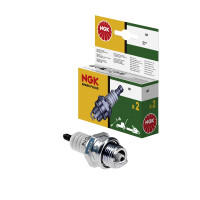 8 Spark Plugs with flat seal seat NGK suitable for...