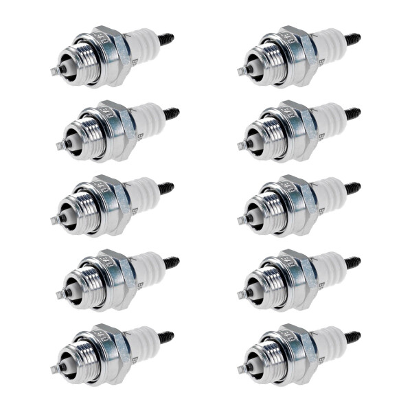 10 Zündkerzen mit Flachdichtsitz NGK Aftermarket-Expertise für u.a. KAWASAKI