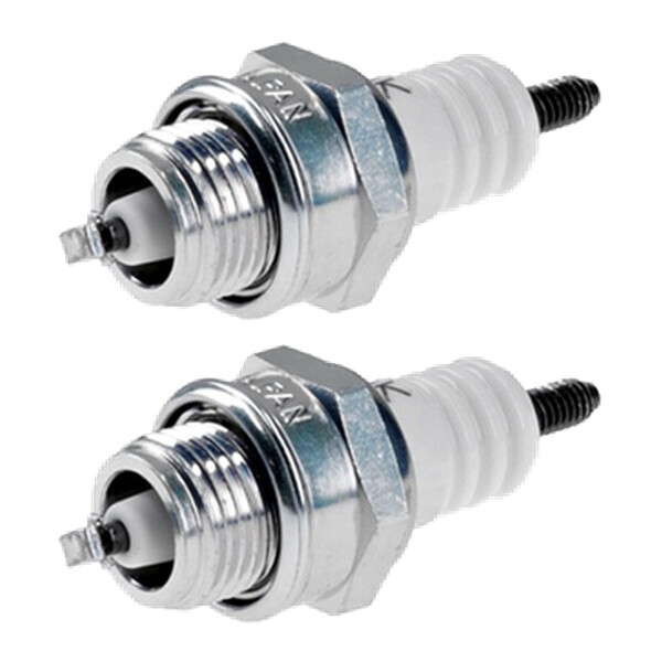 2 Spark Plugs with flat seal seat NGK aftermarket expertise for HONDA and others
