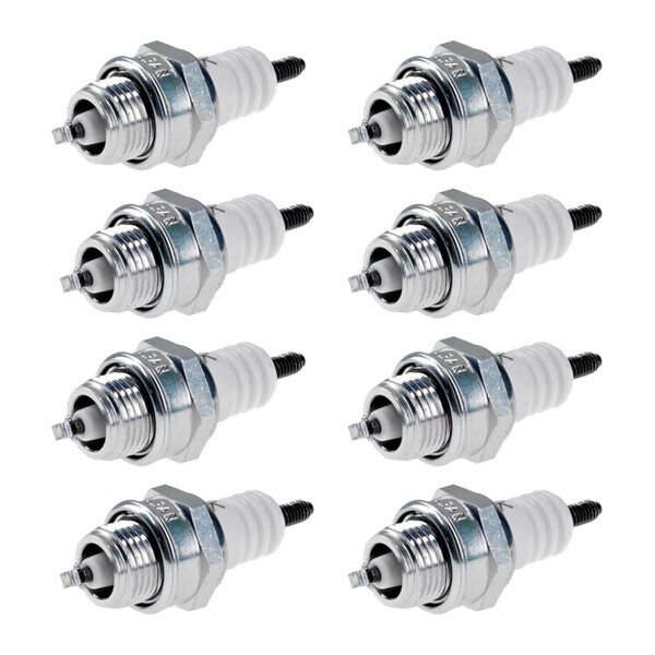 8 Spark Plugs with flat seal seat NGK aftermarket expertise for HONDA and others