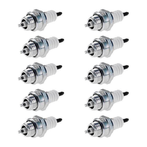10 Zündkerzen mit Flachdichtsitz NGK Aftermarket-Expertise für u.a. HONDA