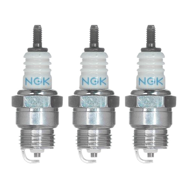 3 Spark Plugs with cone seal seat NGK aftermarket expertise for various vehicles