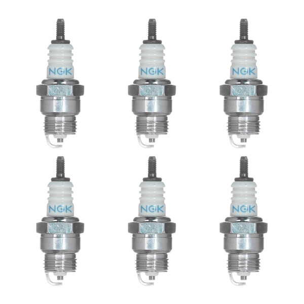 6 Spark Plugs with cone seal seat NGK aftermarket expertise for various vehicles