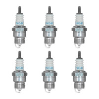 6 Spark Plugs with cone seal seat NGK aftermarket...