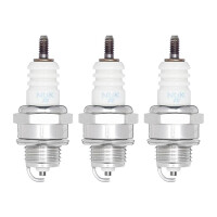2 3 Spark Plugs with flat seal seat NGK suitable for...