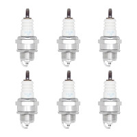 6 Zündkerzen mit Flachdichtsitz NGK...