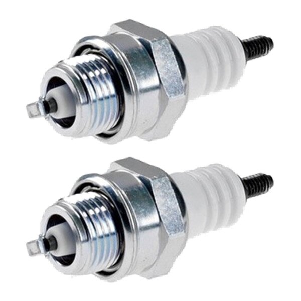 2 Spark Plugs with flat seal seat NGK aftermarket expertise for HONDA and others