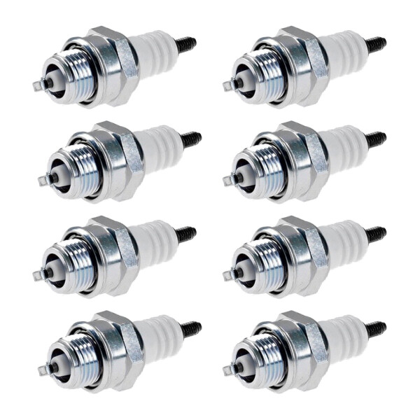 8 Spark Plugs with flat seal seat NGK aftermarket expertise for HONDA and others