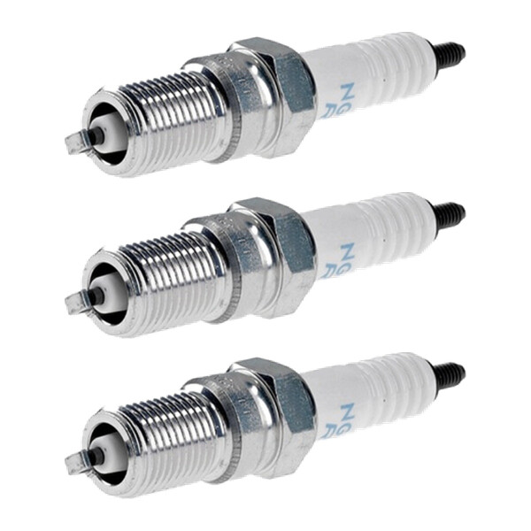 3 Spark Plugs with cone seal seat NGK suitable for FORD FIESTA and others
