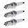 3 Spark Plugs with cone seal seat NGK suitable for FORD FIESTA and others