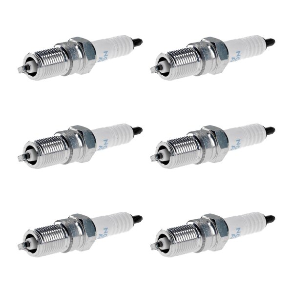 6 Spark Plugs with cone seal seat NGK suitable for FORD FIESTA and others