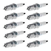 10 Spark Plugs with cone seal seat NGK suitable for FORD...