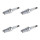4 Spark Plugs fixed SAE connection NGK suitable for FORD FIESTA and others