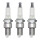 3 Spark Plugs fixed SAE connection NGK suitable for VOLVO 740 and others