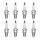 8 Spark Plugs fixed SAE connection NGK suitable for VOLVO 740 and others