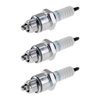 3 Spark Plugs with flat seal seat NGK IAM expertise for...