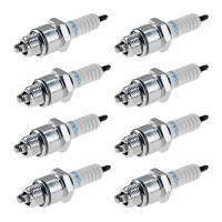 8 Spark Plugs with flat seal seat NGK IAM expertise for...