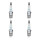 4 Spark Plugs fixed SAE connection NGK IAM expertise for TOYOTA and others