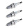 3 Spark Plugs fixed SAE connection NGK suitable for e.g. DAIHATSU CHARADE
