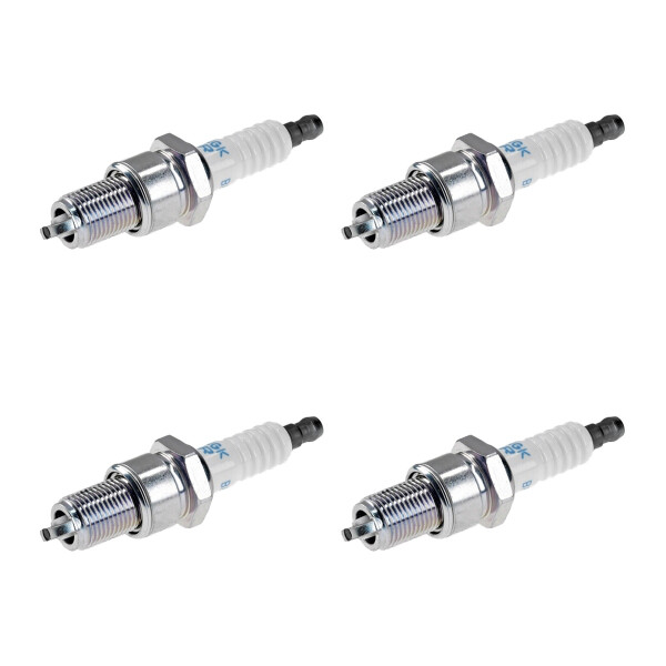 4 Spark Plugs fixed SAE connection NGK suitable for e.g. DAIHATSU CHARADE
