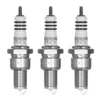3 Spark Plugs with flat seat NGK Iridium IX for...