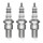 3 Spark Plugs with flat seat NGK Iridium IX for MERCEDES-BENZ S-CLASS and others