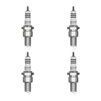 4 Zündkerzen mit Flachdichtsitz NGK Iridium IX...