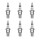 6 Spark Plugs with flat seat NGK Iridium IX for MERCEDES-BENZ S-CLASS and others
