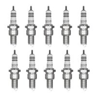 10 Spark Plugs with flat seat NGK Iridium IX for...