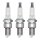 3 Spark Plugs fixed SAE connection NGK suitable for e.g. TOYOTA COROLLA