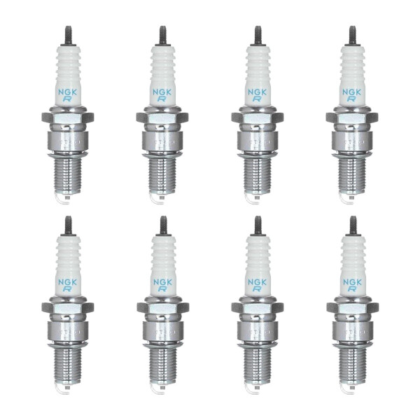 8 Spark Plugs with flat seal seat NGK aftermarket expertise for e.g. OPEL VECTRA