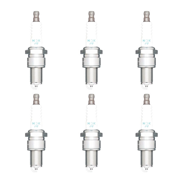 6 Spark Plugs fixed SAE connection NGK aftermarket expertise for e.g. MAZDA