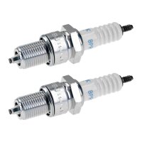 2 Spark Plugs with flat seal seat NGK IAM expertise for...