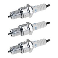 3 Zündkerzen mit Flachdichtsitz NGK...