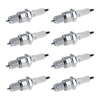8 Spark Plugs with flat seal seat NGK IAM expertise for...