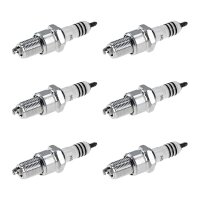 6 Spark Plugs with flat seat NGK Iridium IX suitable for...