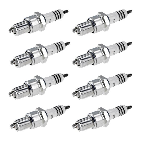 8 Spark Plugs with flat seat NGK Iridium IX suitable for BMW 3 Series and others