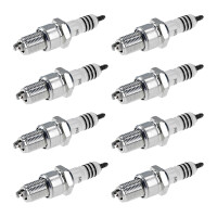 8 Spark Plugs with flat seat NGK Iridium IX suitable for...