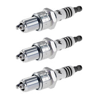 3 Spark Plugs fixed SAE connection NGK Iridium IX for...