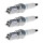 3 Spark Plugs with cone seal seat NGK suitable for VOLVO PENTA and others