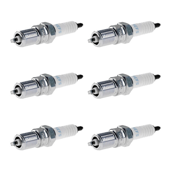 6 Spark Plugs with cone seal seat NGK suitable for VOLVO PENTA and others