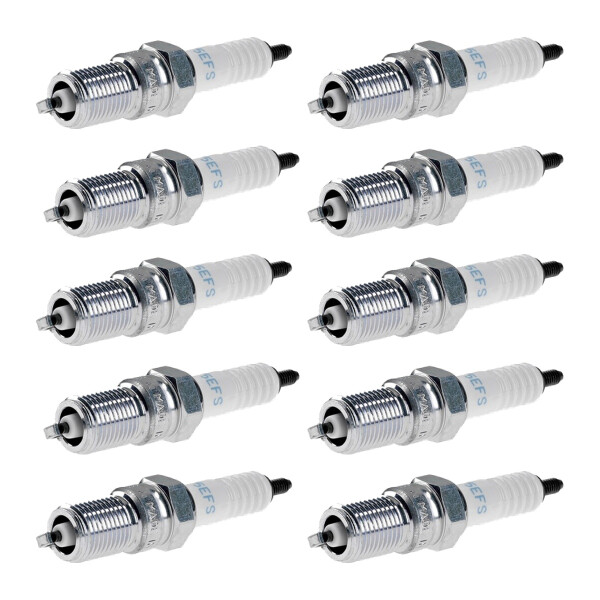 10 Spark Plugs with cone seal seat NGK suitable for VOLVO PENTA and others
