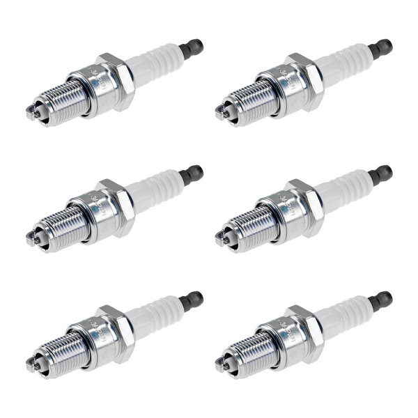 6 Spark Plugs fixed SAE connection NGK IAM-Expertise for e.g. CHEVROLET MATIZ