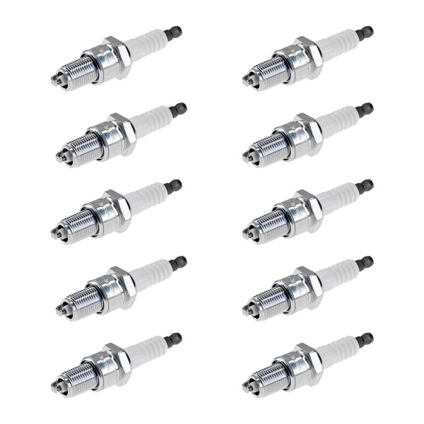 10 Spark Plugs fixed SAE connection NGK IAM-Expertise for e.g. CHEVROLET MATIZ