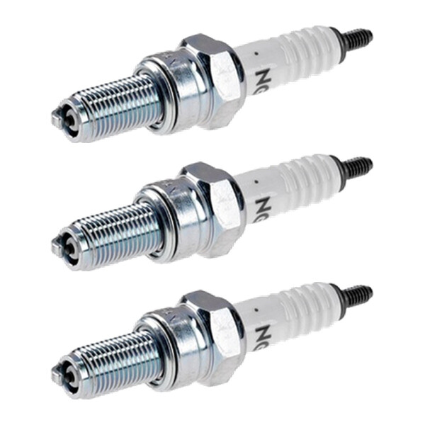 3 Zündkerzen mit Flachdichtsitz NGK Aftermarket-Expertise für u.a. YAMAHA