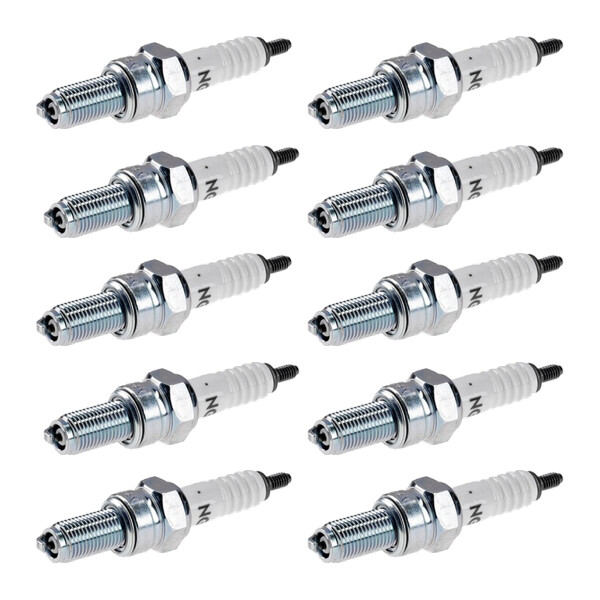 10 Spark Plugs with flat seal seat NGK IAM expertise for YAMAHA and others